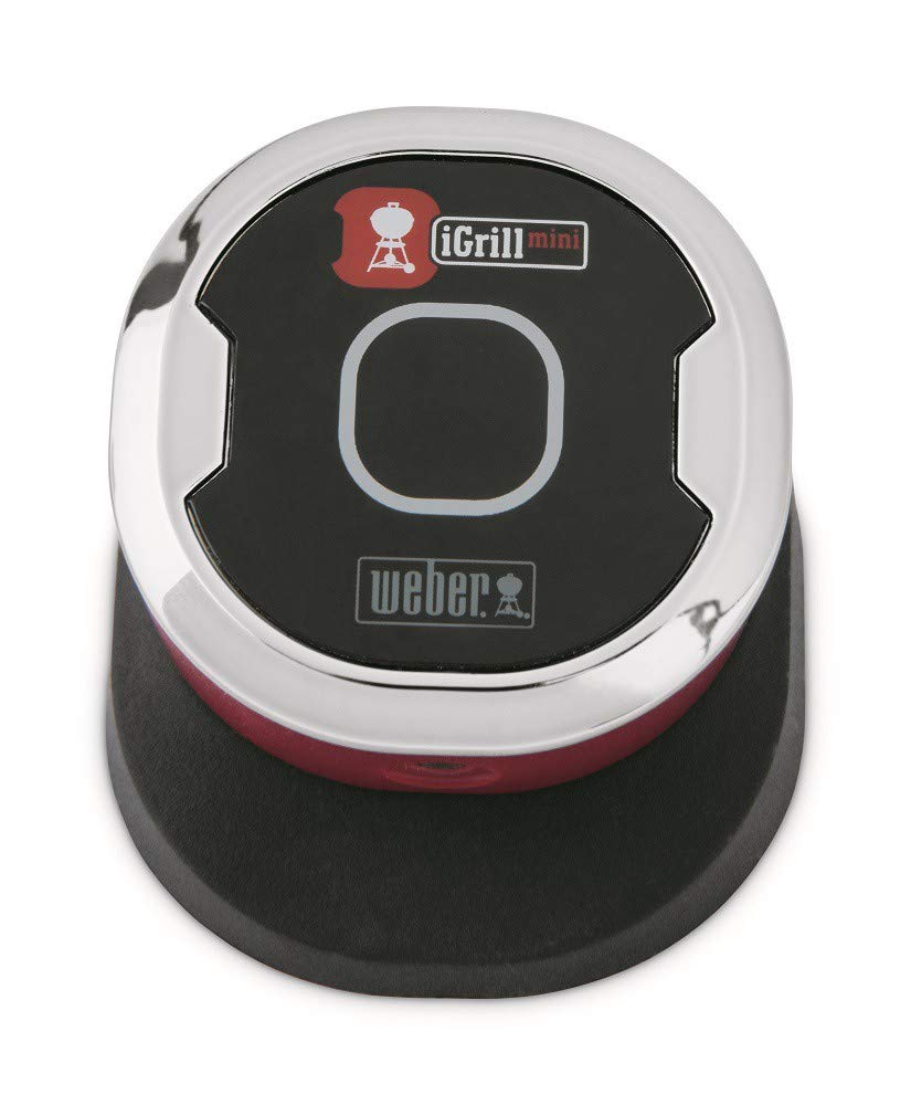 Weber iGrill Mini Smartes Grillthermometer mit Bluetooth | Kompatibel mit allen Grills über die Weber iGrill App, LED-Display, 150 h Batterielaufzeit, Anschluss für einen Fühler