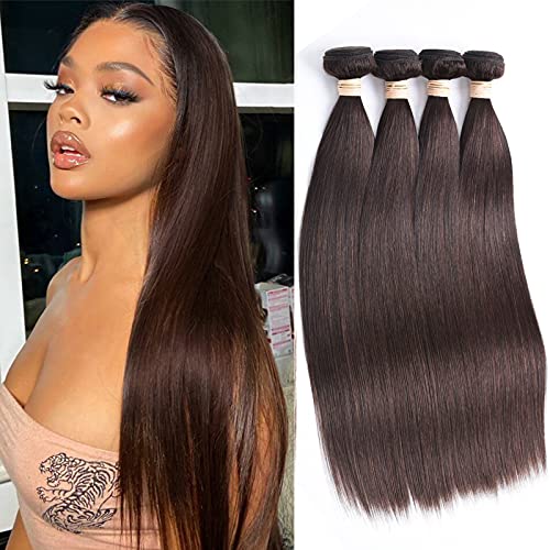 Straight Human Hair 3 Bundles Dark Brown Silky Straight Hair Extensions(22 24 26) Human Hair Ponytail Extensions 10A Human Hair Wefts Extensions Deal with Mixed Lengths(22 24 26 inch 2# Color) Straight Human Hair 3 Bundles Dark Brown Silky Straight Hair Extensions(22 24 26) Human Hair Ponytail Extensions 10A Human Hair Wefts Extensions Deal with Mixed Lengths(22 24 26 inch 2# Color)