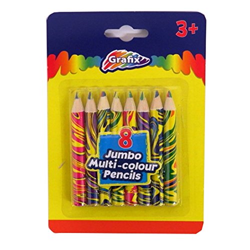 Preisvergleich Produktbild Grafix Regenbogen Buntstifte, 8er Pack