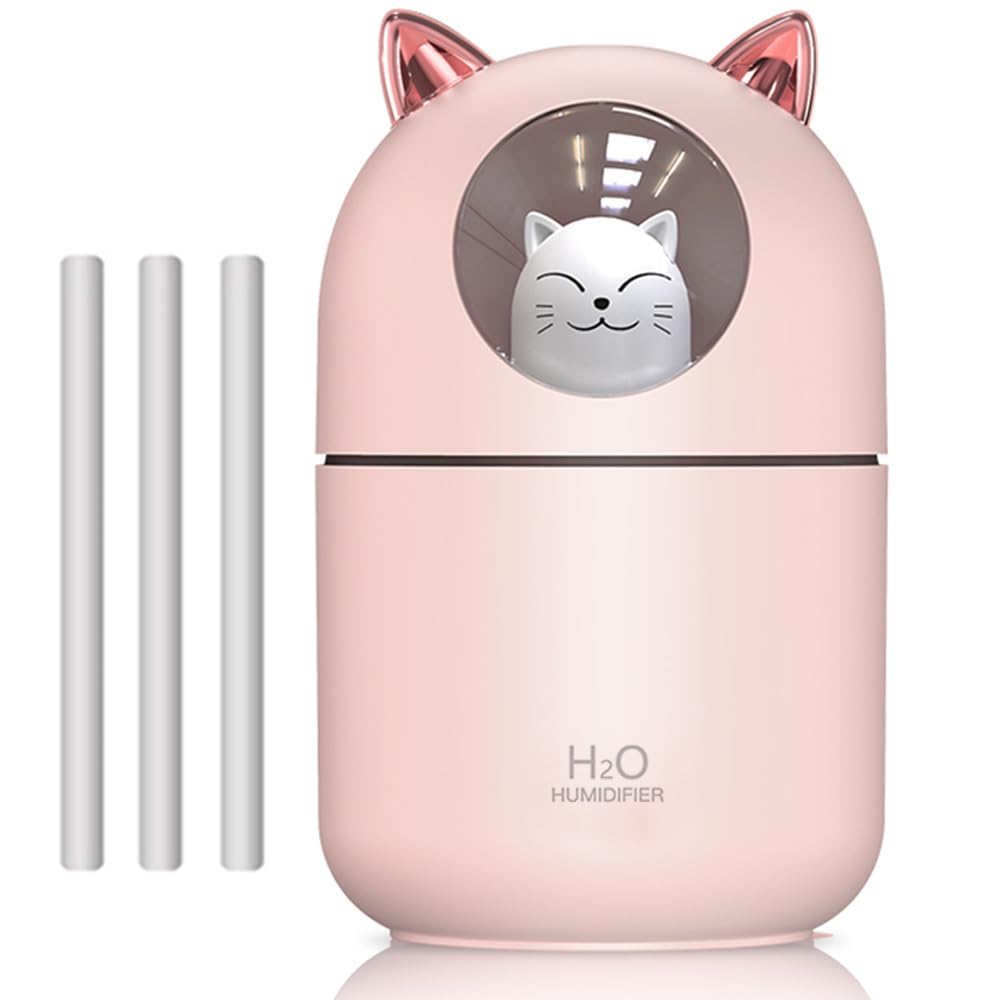 Humidificateur personnel avec veilleuse et 2 modes de pulvérisation