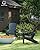 GREENVINES Adirondack Chairs Set of 2 | HDPE Plastic | Oversized Fire Pit Chair | All Weather | Black | Poly Lumber | for Outdoor Deck Backyard Patio Garden