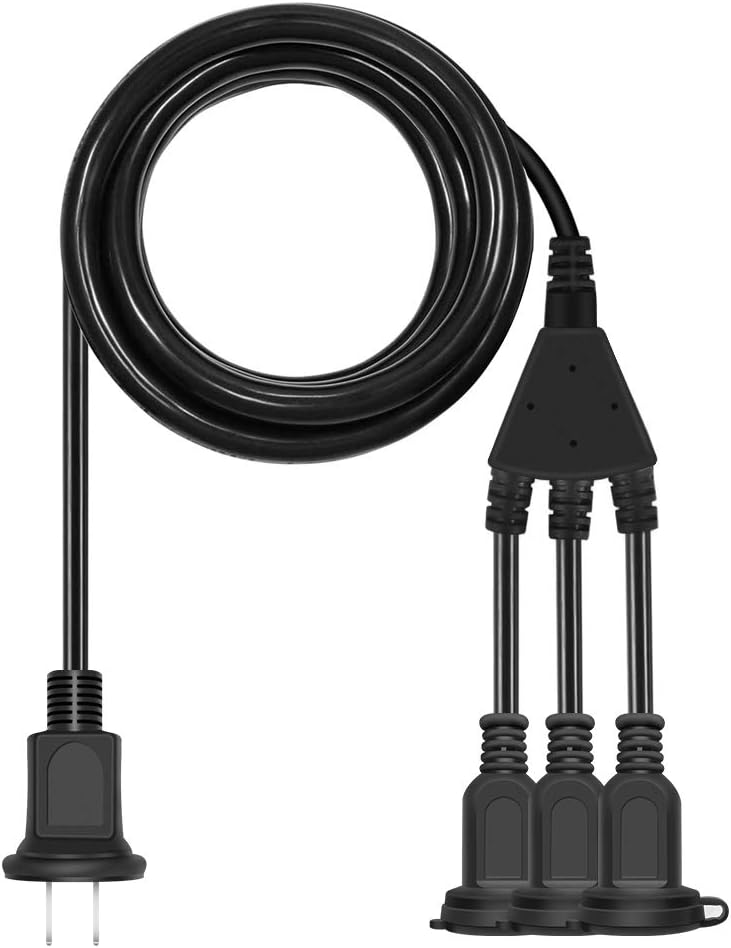 Amazon.co.jp Extension Cord, Distribution Cord, 3 Distributes, 3