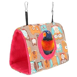 Papegaaienhangmat, hangende vogelbed Bedkooitent Lichtgewicht Droog Snel Papegaaiennest met bilaterale haken om te…