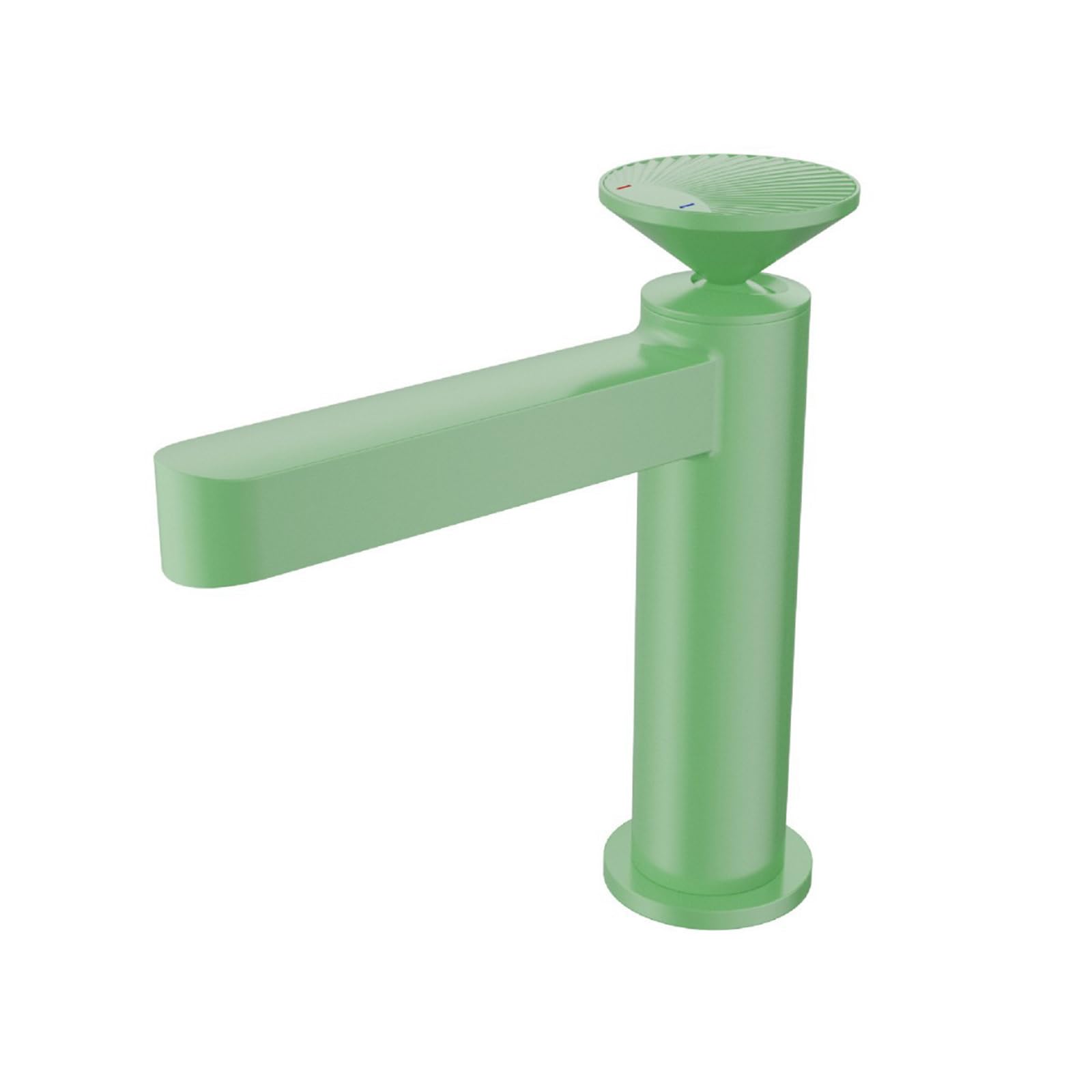 Biaoteng Green Brass Mixer Tap Bathroom Sink 2 Mode Hot And Cold Bathroom Basin Mixer Taps 1 Hole For Bathrooms