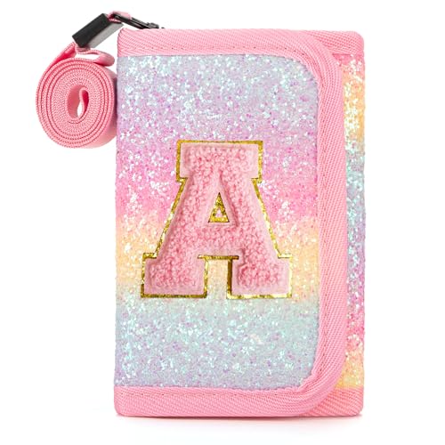OYLOLA Birthday Gifts for 3 4 5 6 7 8 9 10 Year Old Girl Kids Wallet for Girls Small Girls Wallet for Kids Toddler Girl Gift (A Colored)