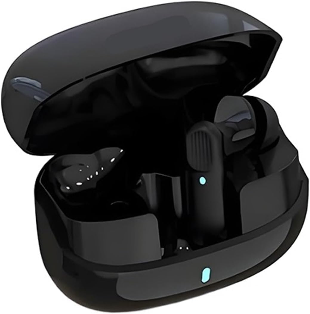 Compatible for ETR-A01 Pro Wireless Earphone in Ear Sports Headphones Noise Reduction 300mAh Earbuds with Voice Assistant Mic(A01 Black)