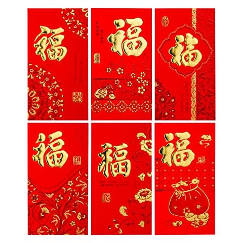 36pcs Large Chinese Red Envelopes 2023 Cover
