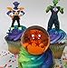 Dragon Ball Z Cupcake Topper Featuring Dragon Ball Z Figures and Two 1" Crystal Wish Ball