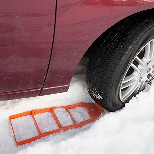 Discount Ramps Apex TP-7417 Heavy Duty Vehicle Recovery Traction Grip Track (Orange, Single) - Thumbnail 4