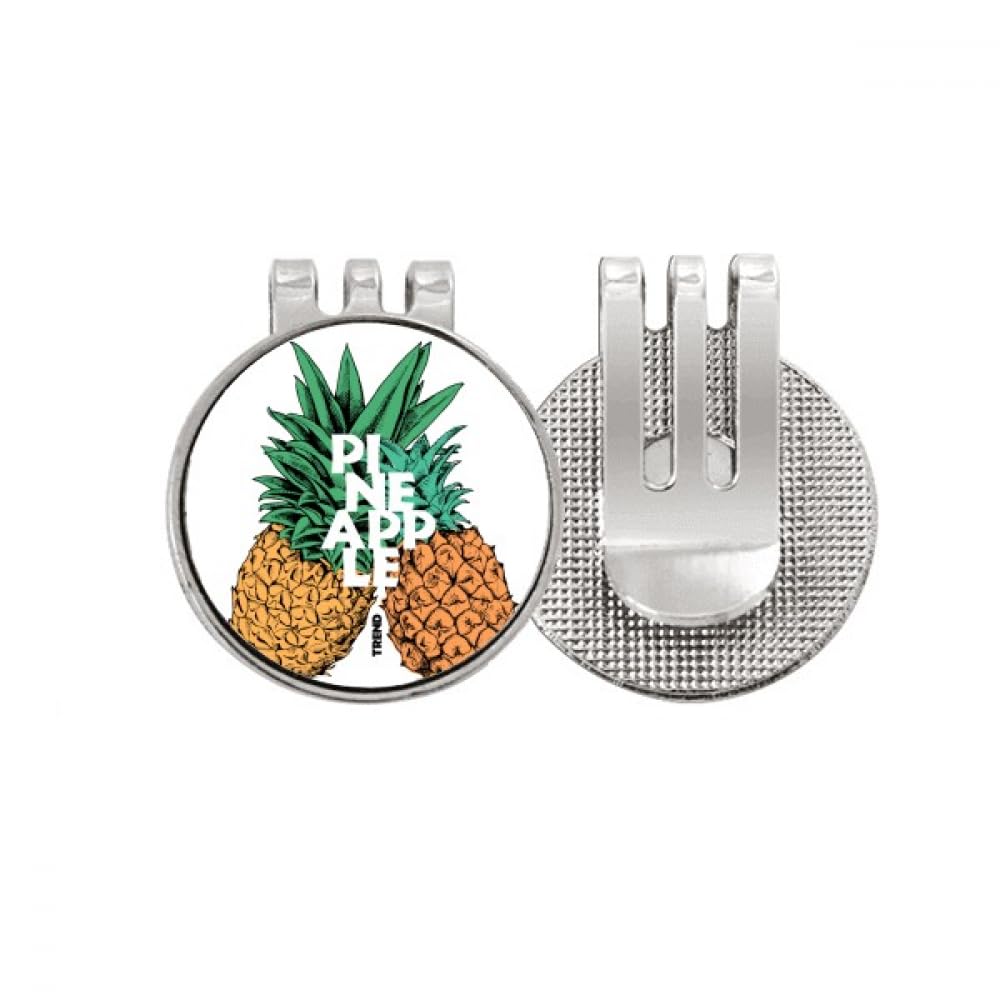 Marcador de pelotas de golf resistente con diseño de fruta tropical 4