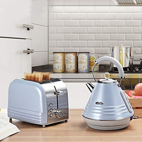 JTJxop 2 Scheiben Toaster, Edelstahl 1,5 Zoll Extra Breiter Schlitz Toaster, mit Bagel, Abbrechen, Abtaufunktion 6… – Bild 3