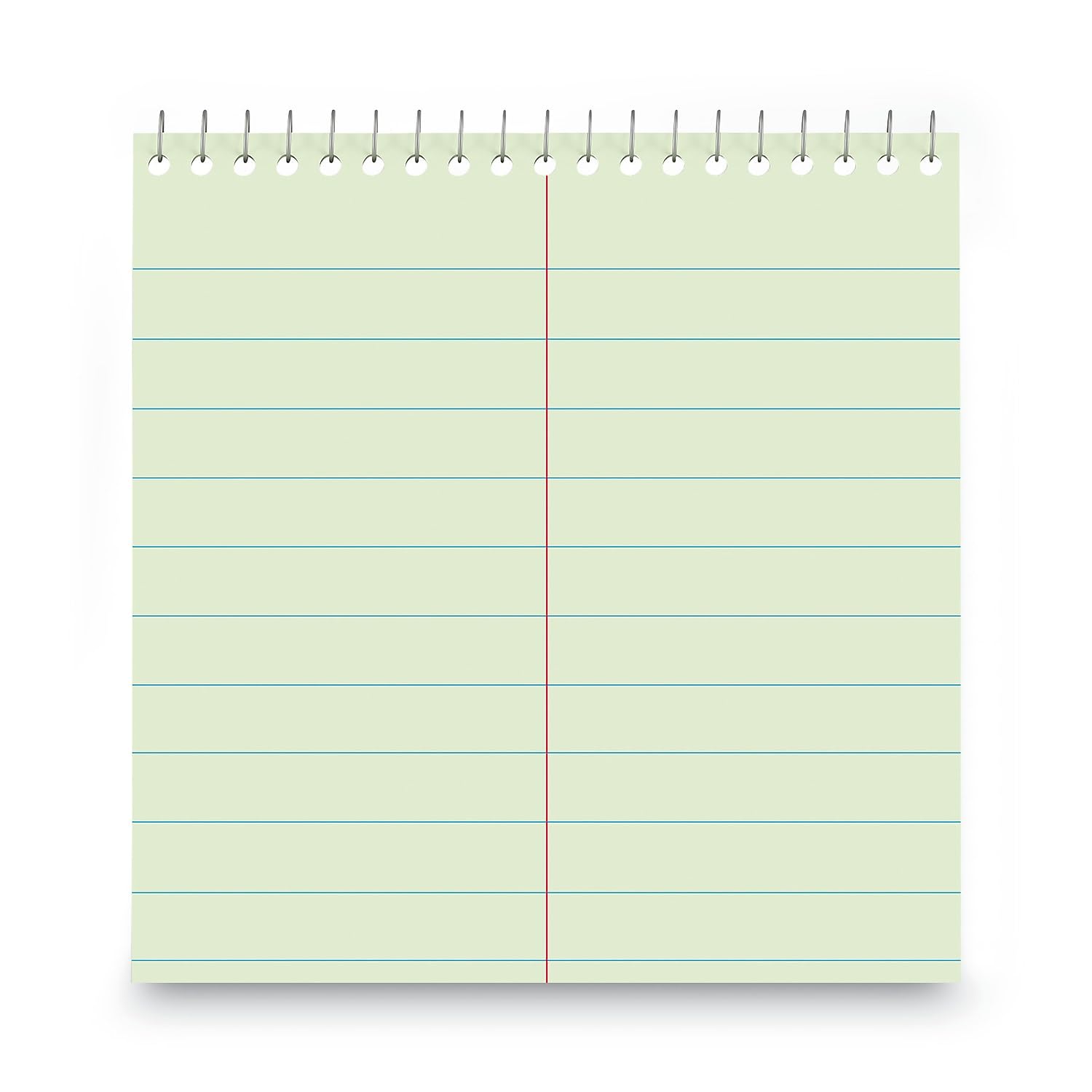 Steno Buch Pitman Lineal, 6 x 9, grün, 60 Blatt, 1 Stück