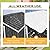 Aoxun 10 x 12FT Outdoor Storage Shed with Double Hinged Large Door Metal Sheds Outdoor Storage for Garden Utility Garden Shed with Lockable Door & Sloped Roof, Backyard, Patio and Backyard, Black