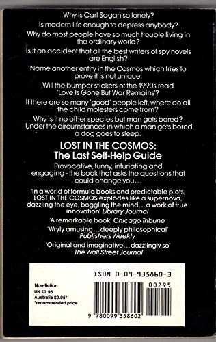Lost in the cosmos: The last self-help book 0099358603 Book Cover