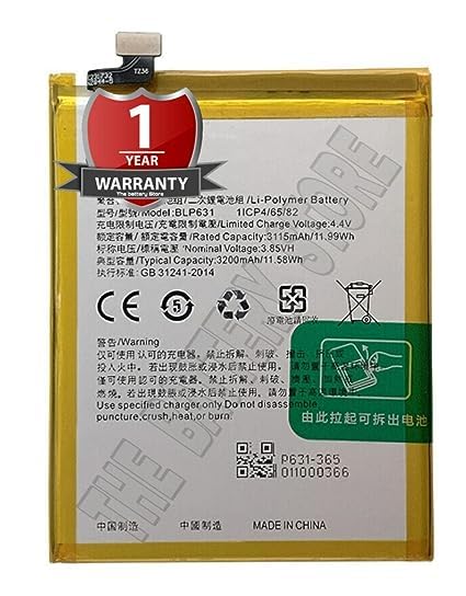Image of Original BLP631 Battery for Oppo F5, F3, A77 CPH1723 / CPH1727 / CPH1609 / CPH2339(3200mAh) Battery with 1 Year Warranty** (J00215)