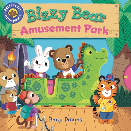 Image of Bizzy Bear: Amusement Park: (Interactive Board Book About Roller Coasters and Rides for Toddlers - With Sturdy Tabs and Slides to Push and Pull)