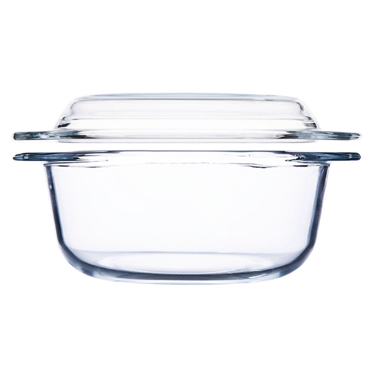 DOITOOL Hitzebeständige Tempered Glass Bowl mit Deckel Ofen Mikrowellengeeignete Suppenterrine Spülmaschinenfester Glasbehälter für Vielseitiges Kochgeschirr und Aufbewahrung