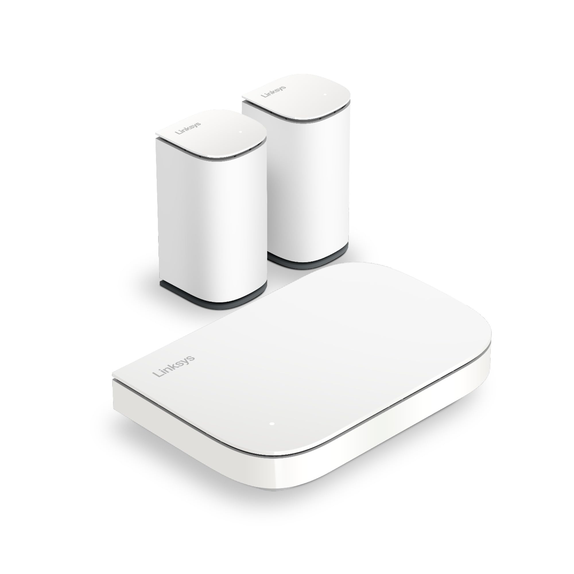 Linksys Velop Micro 6 Dual-Band Mesh-WLAN-System - WiFi 6-Router mit bis zu 3 Gbit/s für 465 m² und 150+ Geräte - ersetzt Internet Router und Extender, 3er Pack