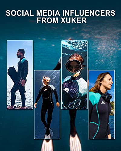 Xuker Wetsuit Men, 2Mm Neoprene Long Sleeve Full Body Back Zip Wet Suit In Cold Water For Diving Surfing Snorkeling Kayaking Swimming Scuba Water Sports #TOP5