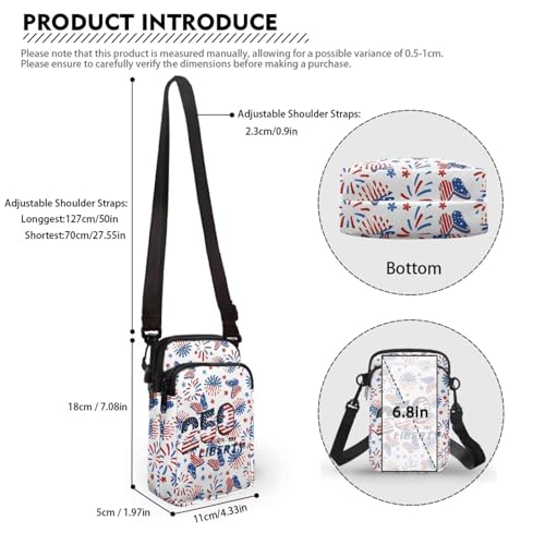Image of Xpyiqun Small Crossbody Bag Women Phone Purses Sling Shoulder Handbag Cross Body Pouch Wallet Bags