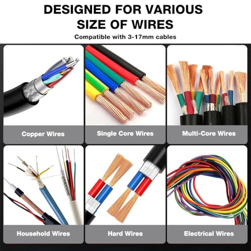 Image of Serplex 3Pcs Replacement Ring Blades for Cable Stripping Tool, High Speed Steel Manual Wire Stripper Replacement Blades for Serplex Wire Cable Stripping Machine