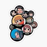 Scott Pilgrim Characters Graphic - Auto, Wall, Laptop, Cell, Truck Stickers for Windows, Cars, Trucks