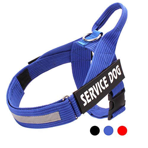 Bolux Heavy Duty No Pull Dog Harness Reflective Adjustable Nylon Webbing Harness
