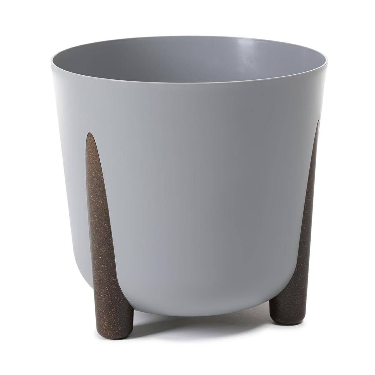 26cm Grey Frida Garden Plastic Plant Pot Indoor & Outdoor Use
