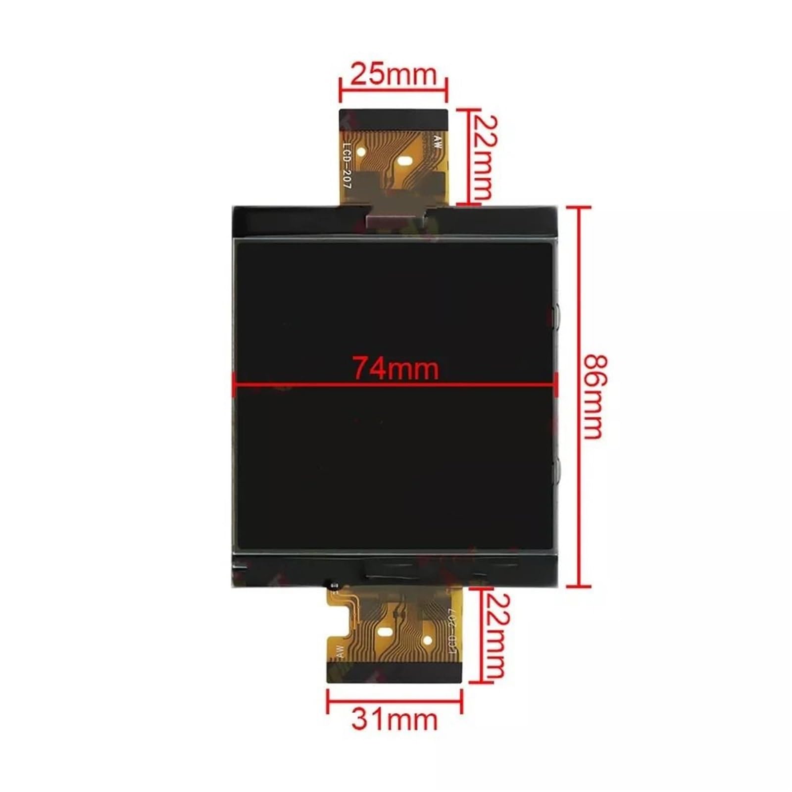 Tacómetro Compatible con Mercedes GL X164, ML W164, Clase R W251, panel de instrumentos con pantalla LCD.