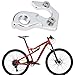 eMagTech 2X Silver Bicycle Rear Derailleur Hanger with Screws GH-063 Aluminum Alloy Compatible with Rockrider Bicycle