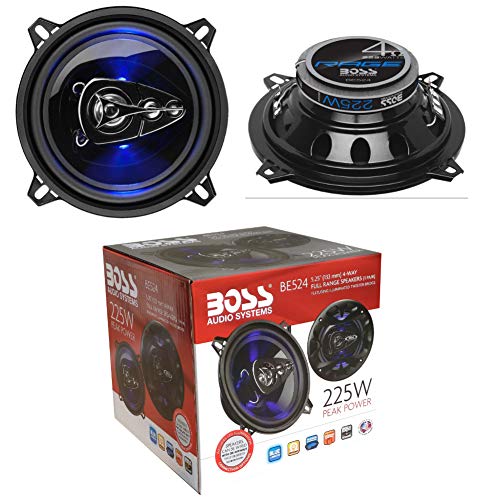 2 Haut-parleurs Compatible avec Boss Audio Systems BE524 BE 524 coaxial 4 Voies 5,25