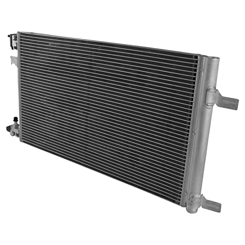 Image of TRQ A /C Condenser & Receiver Drier Assembly for 10-16 Buick LaCrosse 11-17 Regal 12-17 Verano 16-18 Cascada 13-19 Cadillac XTS 11-16 Chevrolet Cruze 14-20 Impala
