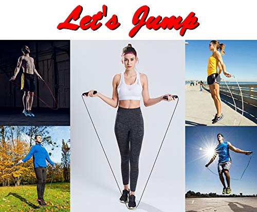 Aiziyuo WINNER-CGTIT6-17 Jump Rope, Ball Bearings Tangle-Free Rapid Speed Cable Skipping Rope thumb #6