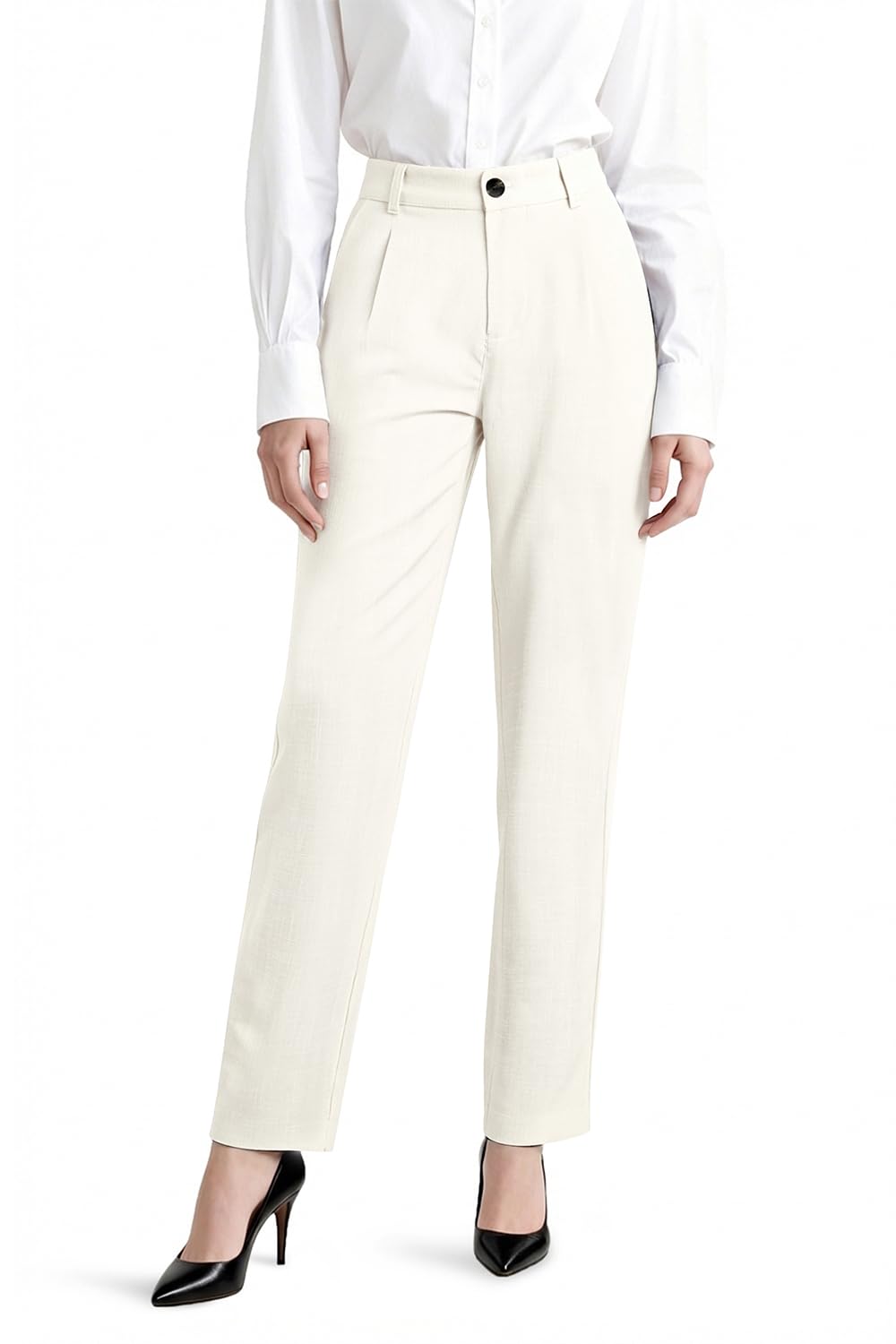 smawell Womens Dress Pants Petite Business Casual Slacks Women Work Pants for Office