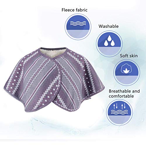 shoulder shawls, shoulder warmers cape Double-sided Plush Warm Shoulder Capes for elderly women Winter shoulder shawl Old People Shoulder Protective Shawl bed jackets ladies plush shawl shoulder cape3