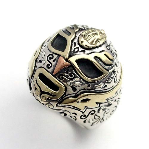 メキシコ ルチャリブレ ルチャ プロレス マスク マスクマン マリア リング 指輪 シルバー９２５ アクセサリー メンズ ２１号のサムネイル