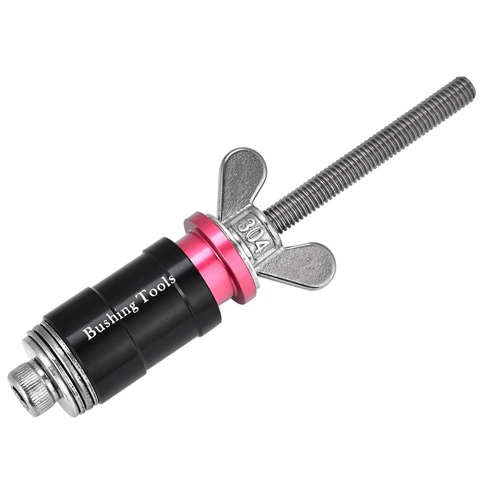 Utensile per boccole antiurto, boccola per occhielli per ammortizzatori posteriori che rimuove lo strumento di installazione con gli adattatori Estrattore Boccole Mtb