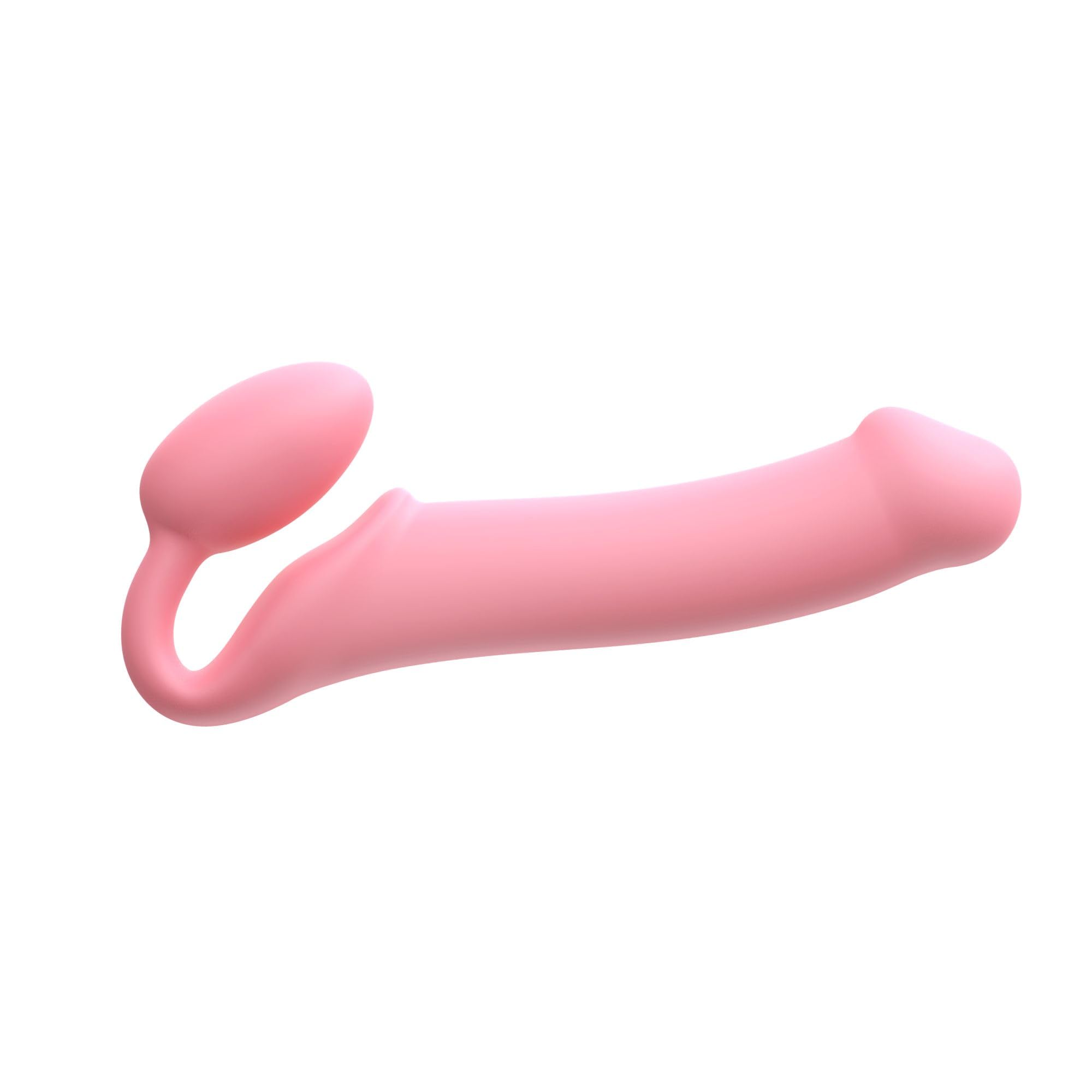 Strap-On-Me Strap-on Classico Nuova Versione – Sex Toy in Silicone Morbido, Tripla Stimolazione (Vaginale, Anale & Clitoridea) – Con Uovo Ultra Morbido, Collo Flessibile, Design Ergonomico