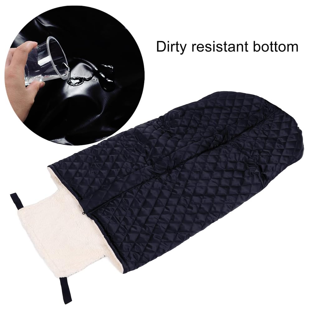 Manta para silla de ruedas, forro polar cálido para la parte inferior del cuerpo, cubierta gruesa y suave para personas mayores, accesorio acogedor para sillas de ruedas y ayudas de movilidad
