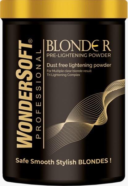 Wondersoft Blonder Professional Pre-Lightening Powder, Dust-free Hair Lightener, Multiple Clear Blonde Results 100gm-picture-44