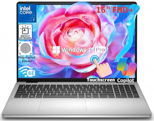 Image of Dell 16 Touchscreen Laptop DC16251, Intel Core 7 150U, 32 GB DDR5, 2 TB SSD
