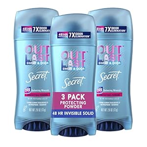 Secret Antiperspirant and Deodorant for Women, Outlast Xtend with 48 Hour Odor Protection Invisible Solid, Protecting…
