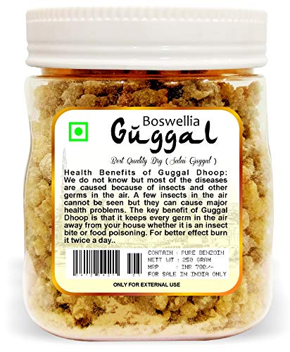Image of Parag Fragrances Boswellia Guggal Dhoop (Non Edible) Only for Dhoop & Hawan /Real Fragrance of Pure Guggal / 250 Gm Pack