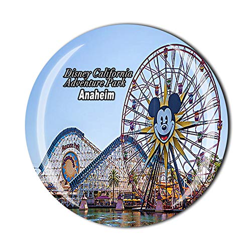 Imán decorativo souvenir Anaheim 5x5 cm miniatura 1