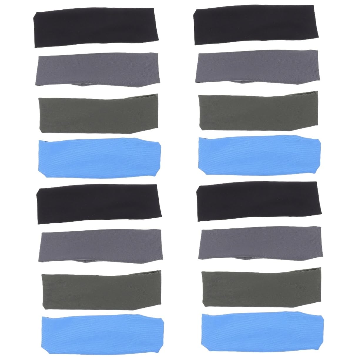 Healvian Bandeau De Sport Élastique pour Hommes Et Lot de Absorbant Transpiration pour Yoga Et Running