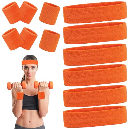 Diadema deportiva con muñequeras absorbentes de felpa suave para absorber sudor en baloncesto