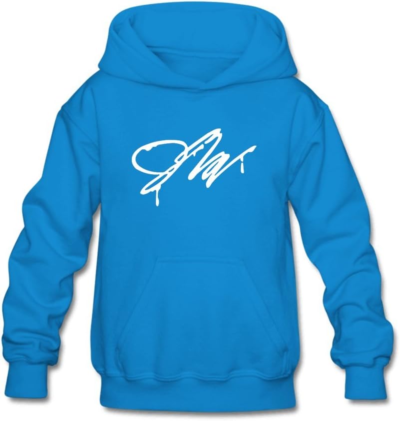 Mumogu Youth Jake Paul Signature Drip Hoodie Sweatshirt Suitable for 10-15yr Old M Blue