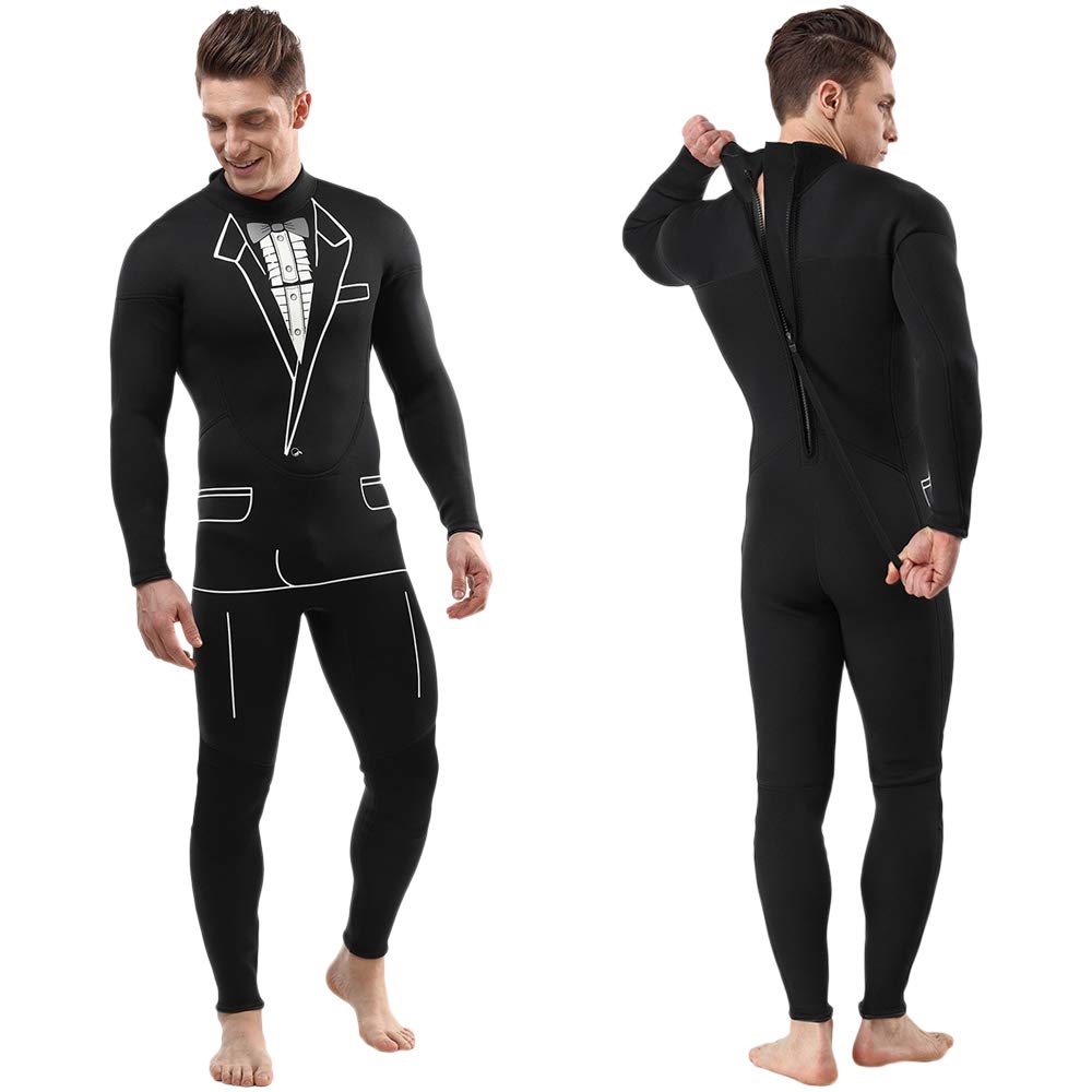 Men 3mm Neoprene Wetsuit Surfing Swimming Diving Suit Wet Suit-image-28