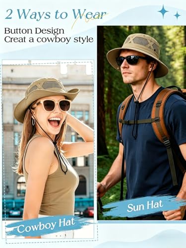 Sombrero de Hombre para Sol con Ala Ancha miniatura 2