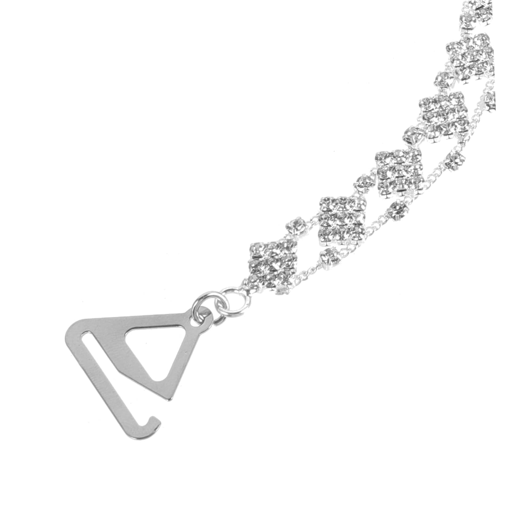 8piezas Correa Decorativa Para Sujetador Brillantes y Removible De Straps Para Mujer Para Ropa De Fiesta y